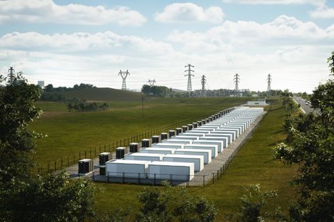 Batteriespeicherprojekt von Kyon Energy in Dahlem im nordrhein-westfälischen Landkreis Euskirchen