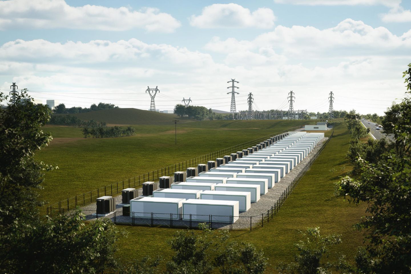 Batteriespeicherprojekt von Kyon Energy in Dahlem im nordrhein-westfälischen Landkreis Euskirchen