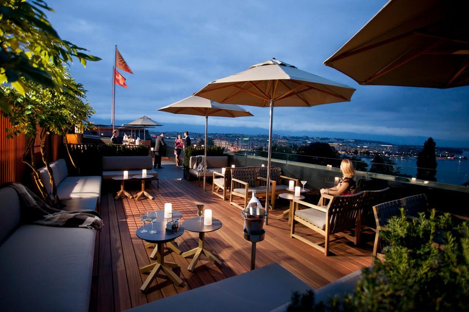 The roof terrace is a rare bright spot in this house full of obvious weaknesses