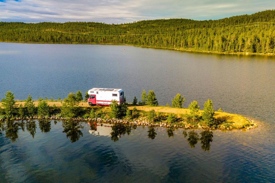 See in Lapland in Finnland