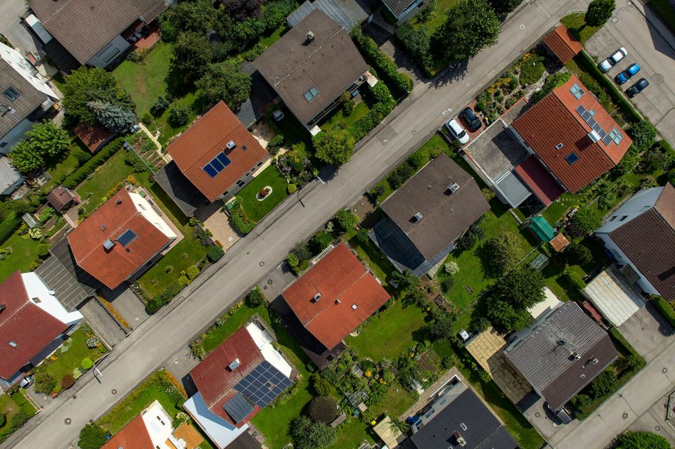 Luftbild von Mindelheim im Unterallgäu