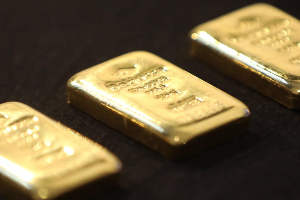 Goldbarren von Degussa