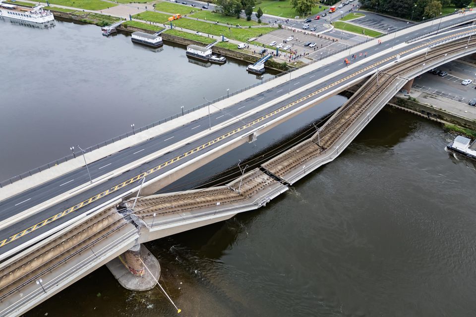 Carolabrücke in Dresden