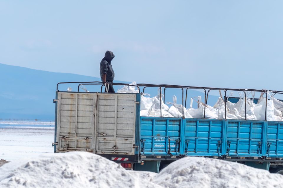 Bergen großes Potenzial für Lithium, Sodium und Potassium: Die Salinas Grandes im argentinischen Jujuy and Salta
