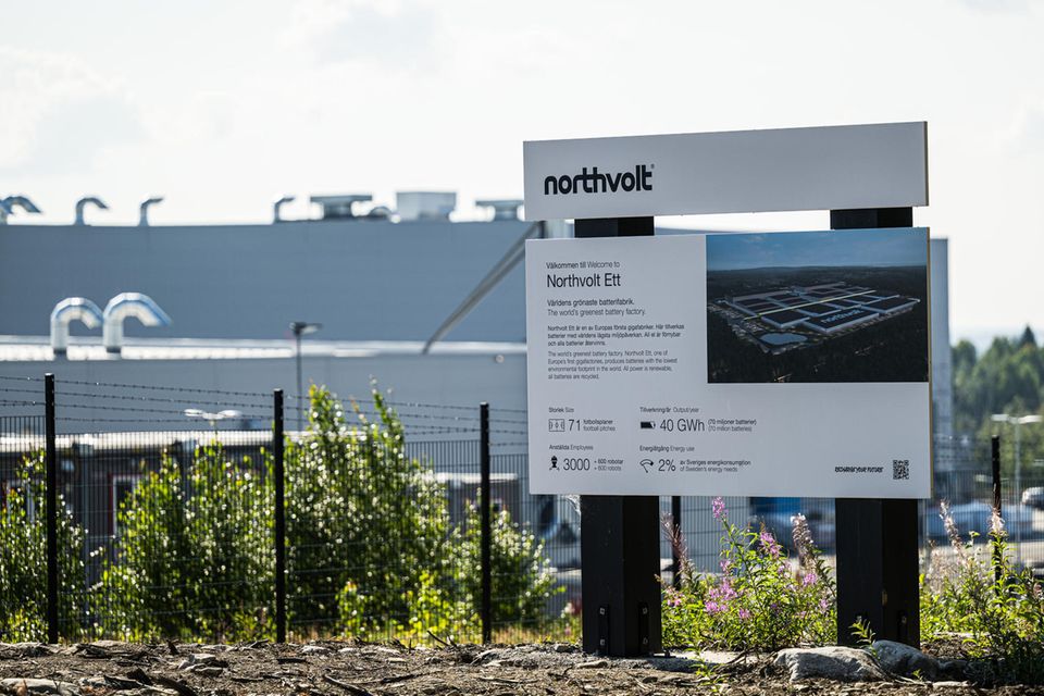 Northvolt-Fabrik in Skellefteå
