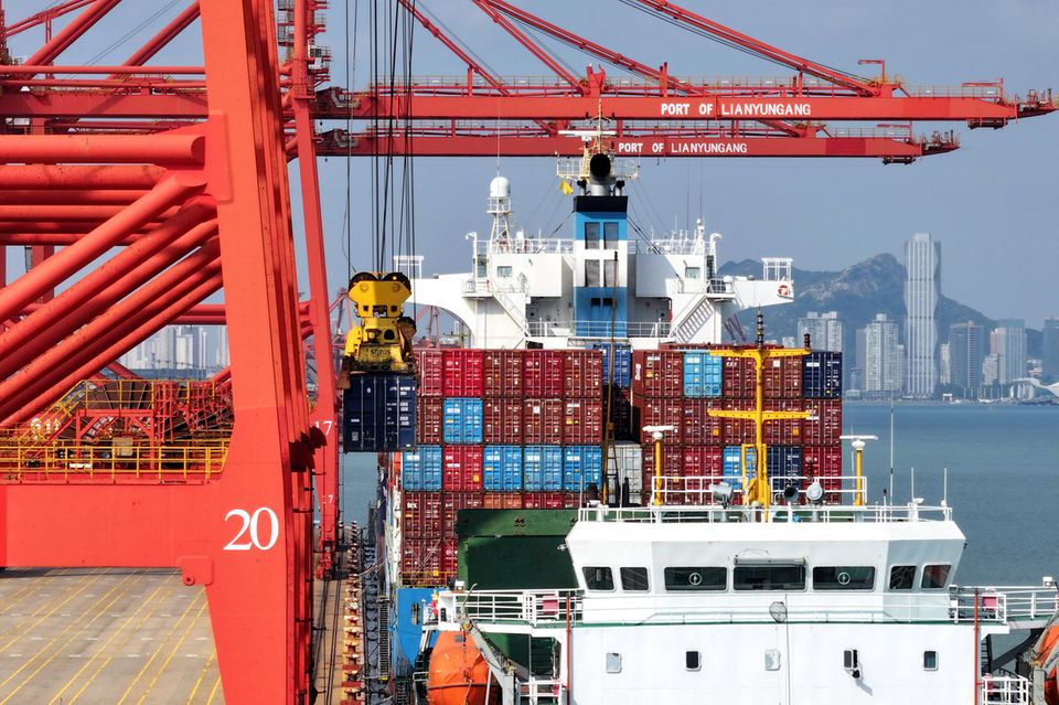 Containerhafen in China