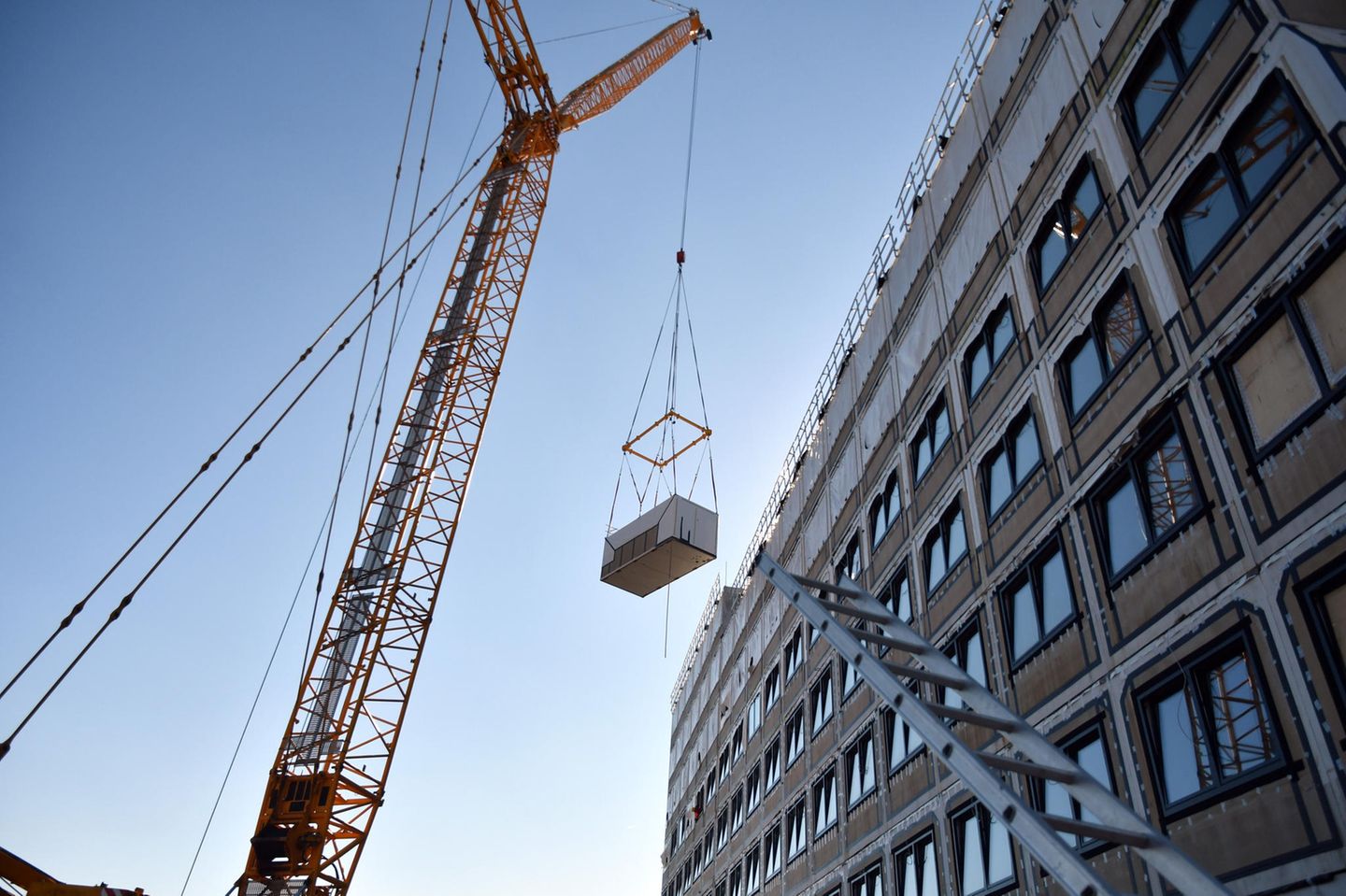 Die Bauförderung zielt auf günstigen Bau, eine Möglichkeit: Modular bauen wie hier in Bochum