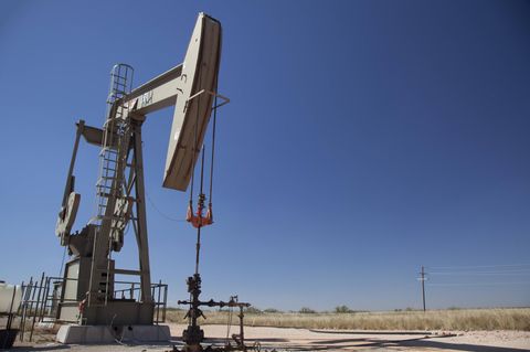Ölquelle in New Mexico, USA