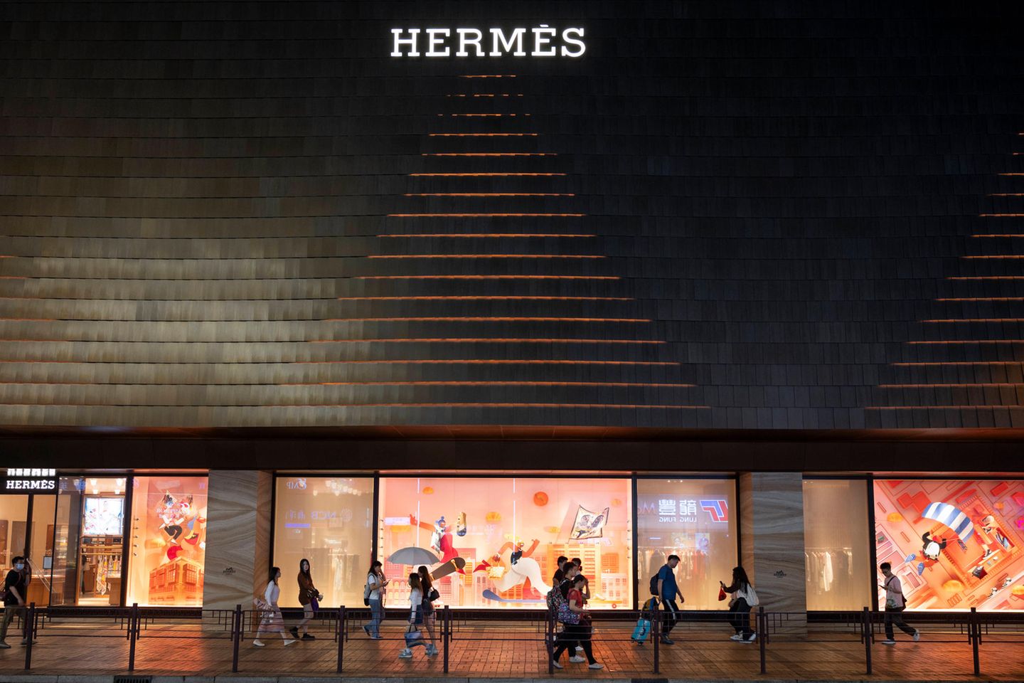 Hermés-Store in Hongkong: vor allem in Asien läuft es nicht rund für Luxuskonzerne