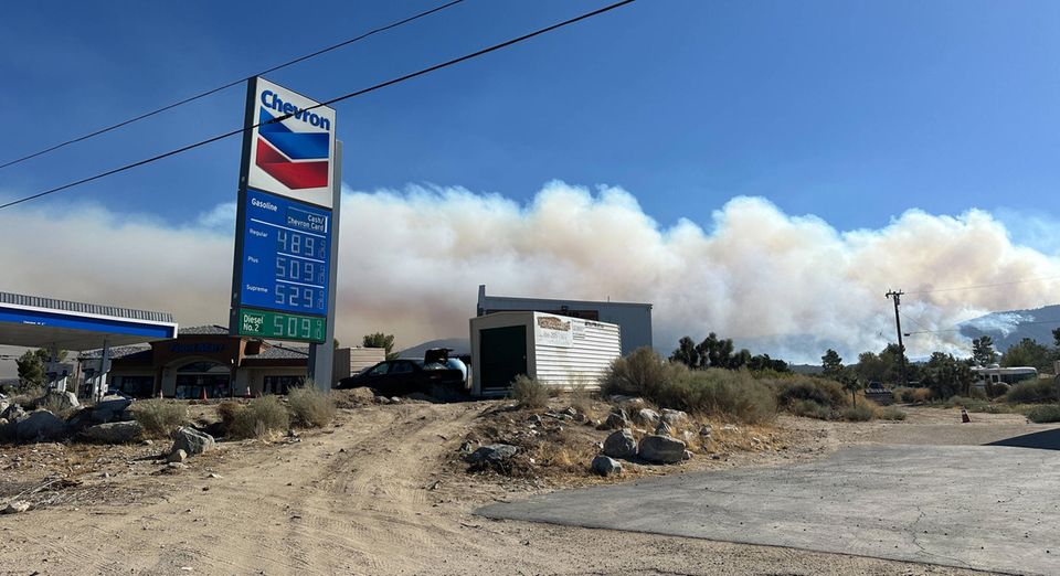 Chevron-Tankstelle in den USA