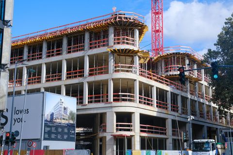 Wohnungsbau in Düsseldorf nahe der Königsallee