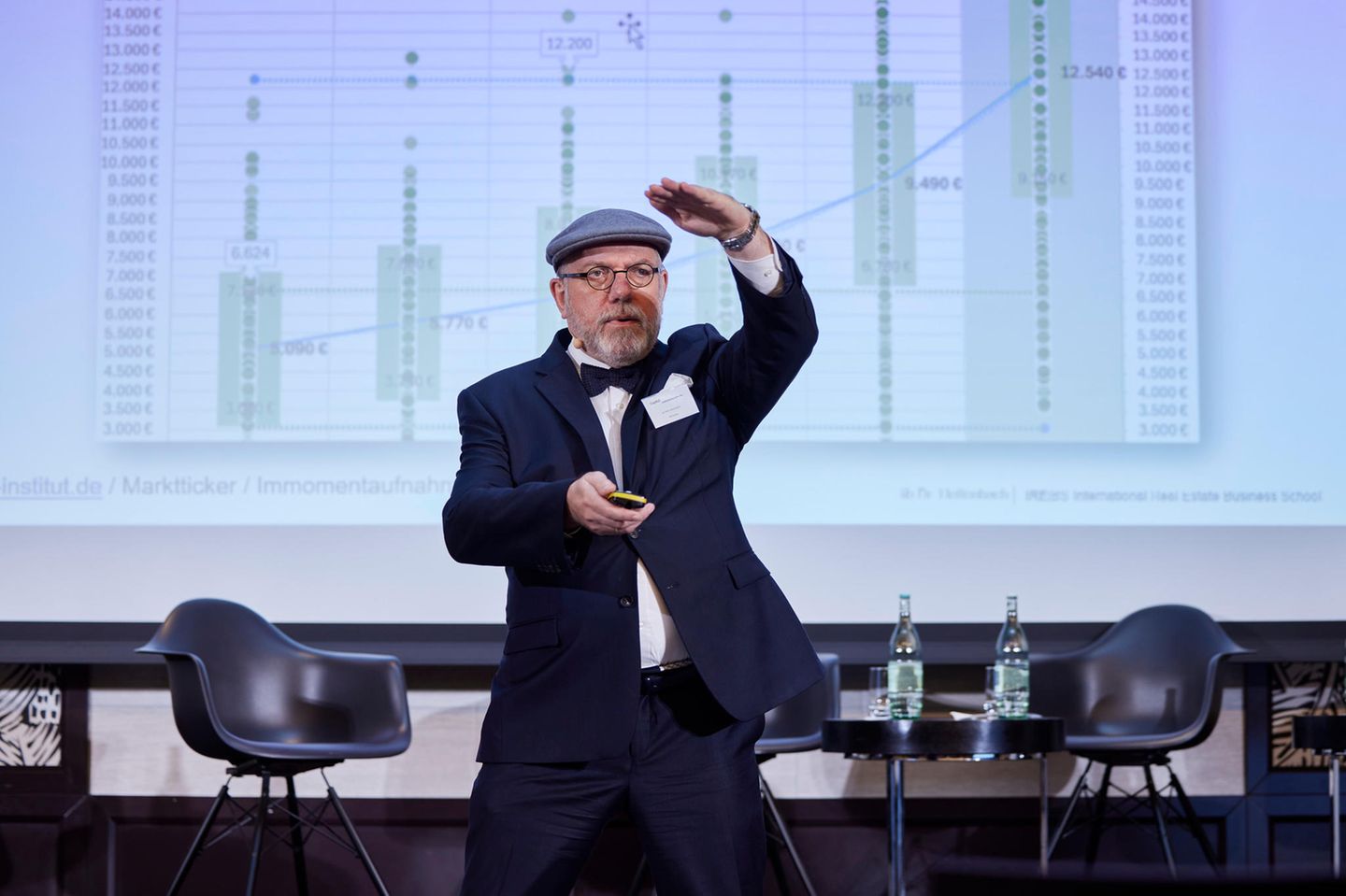 Peter Hettenbach, Immobilienexperte und Gründer der IIB-Instituts beim Vermögensaufbau-Gipfel von Capital