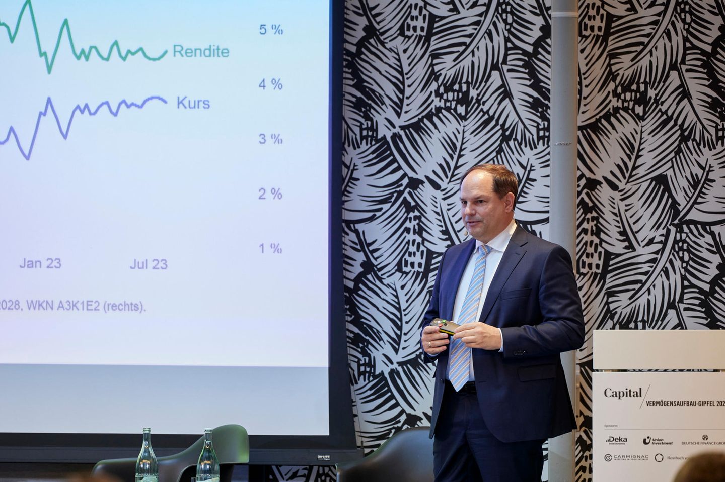 Christian Kopf, Head of Fixed Income bei Union Investment auf dem Vermögensaufbau-Gipfel von Capital