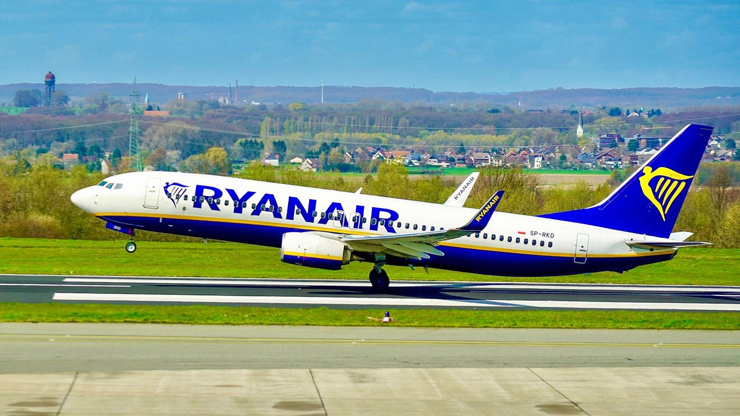 A Ryanair-Flieger has a Dortmunder Flughafen ab – and remains bare on a niece more zurück