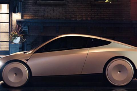 So soll das neue „Cybercab“ von Tesla aussehen