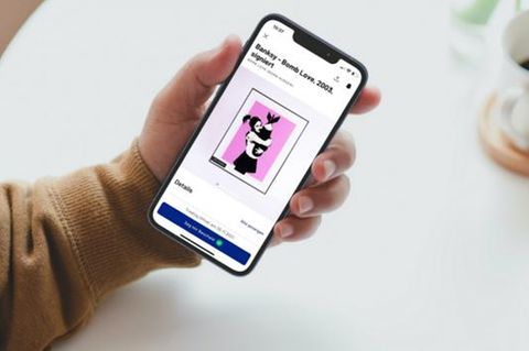Über die App hat Timeless einen Kunstdruck von Banksy verkauft