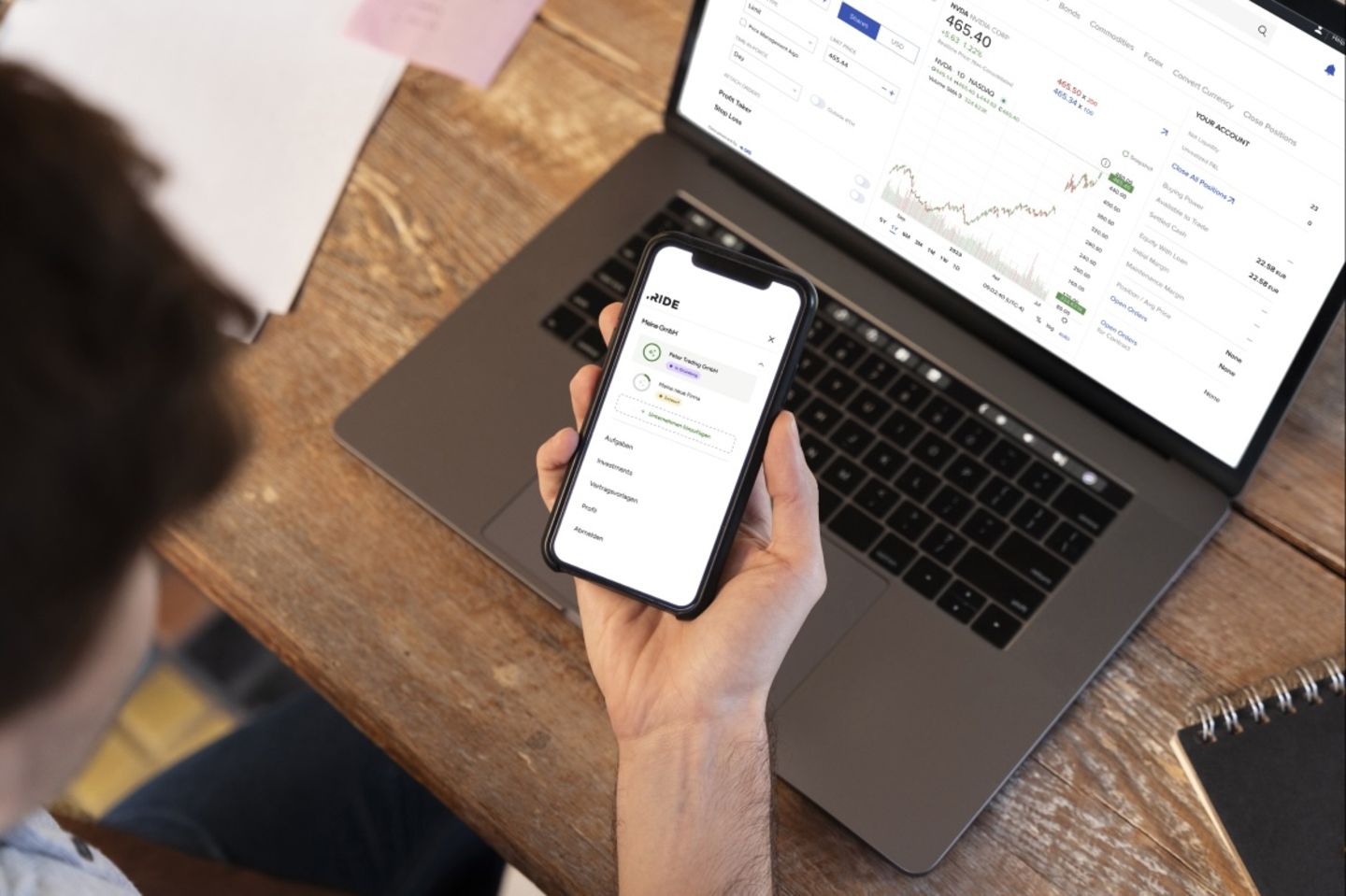 Die Fintech-Bank Ride richtet sich an vermögende Anleger.