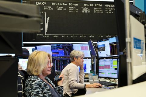 Börsensaal an der Frankfurter Börse