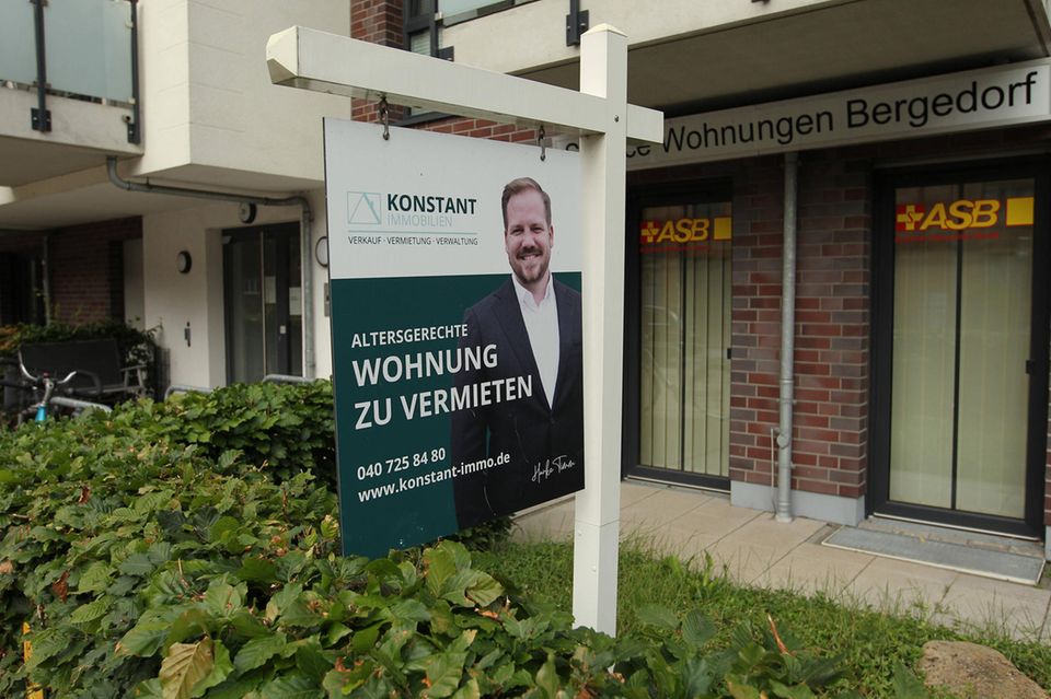 Werbung für altersgerechte Wohnungen in Hamburg