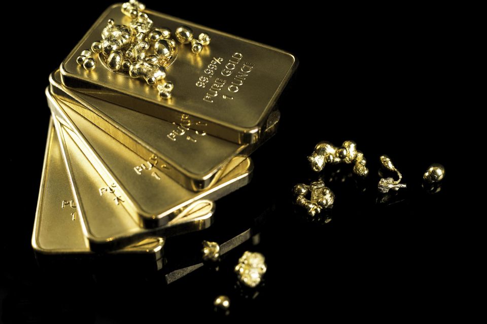 Kleine Goldbarren