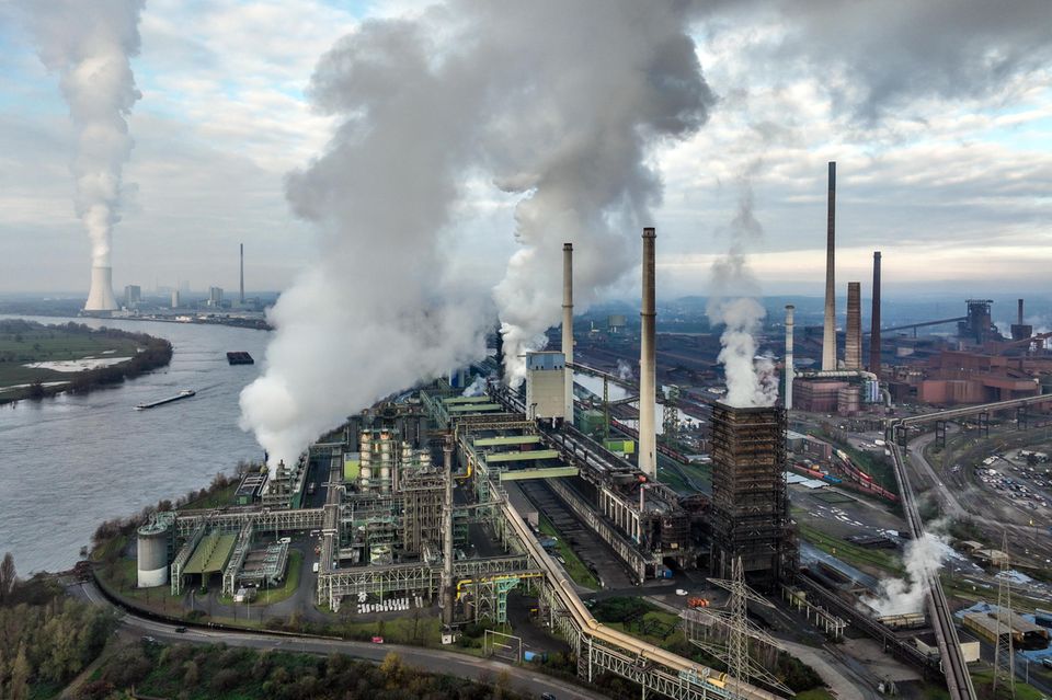 Hüttenwerk mit Kokerei in Duisburg-Marxloh