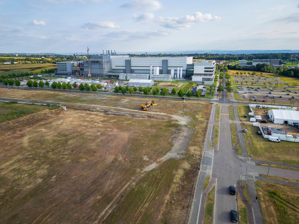 Grundstück für das TSMC-Werk in Dresden