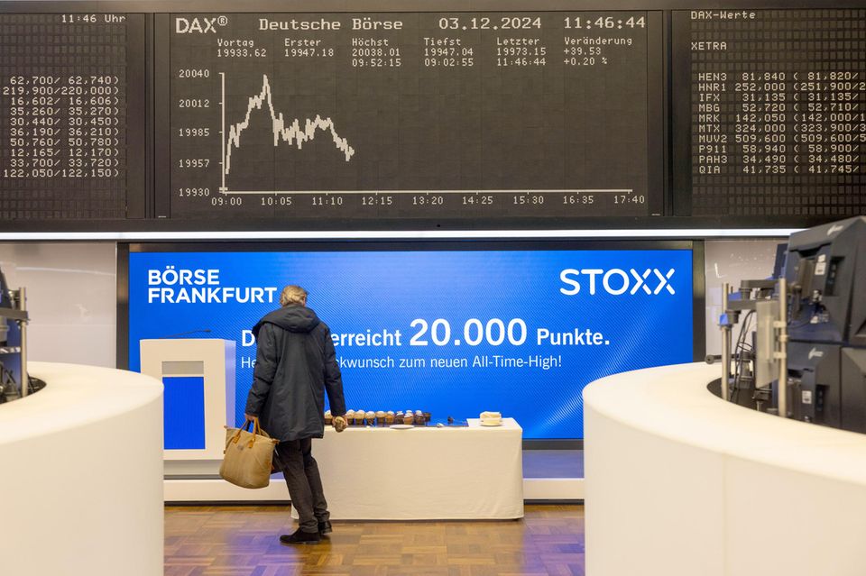 3. Dezember 2024: Der Dax setzt zum Jahresendspurt an und überspringt erstmals in seiner Geschichte die Marke von 20.000 Punkten. Am 13. März war er erstmals über 18.000 Zähler gestiegen, am 19. September knackte er 19.000-Punkte-Marke. Und in diesem Tempo geht es 2025 weiter: Am 20. Januar fiel die 21.000-Punkte-Marke, am 11. Februar ging es erstmals über 22.000 Zähler und keinen Monat später am 3. März übersprang der Index auch die 23.000-Punkte-Grenze. Danach fiel der Index im Zuge des Zollchaos sogar unter die Marke von 20.000 Punkten. Doch davon erholte sich der Aktienmarkt sehr schnell: Am 20. Mai knackte der Dax die Marke von 24.000 Punkten – wenn auch nur kurzfristig.
