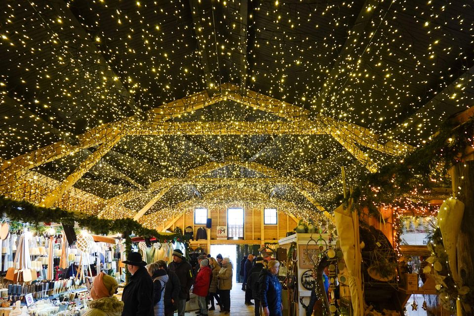 Weihnachtliche Atmosphäre im bayerischen Abensberg