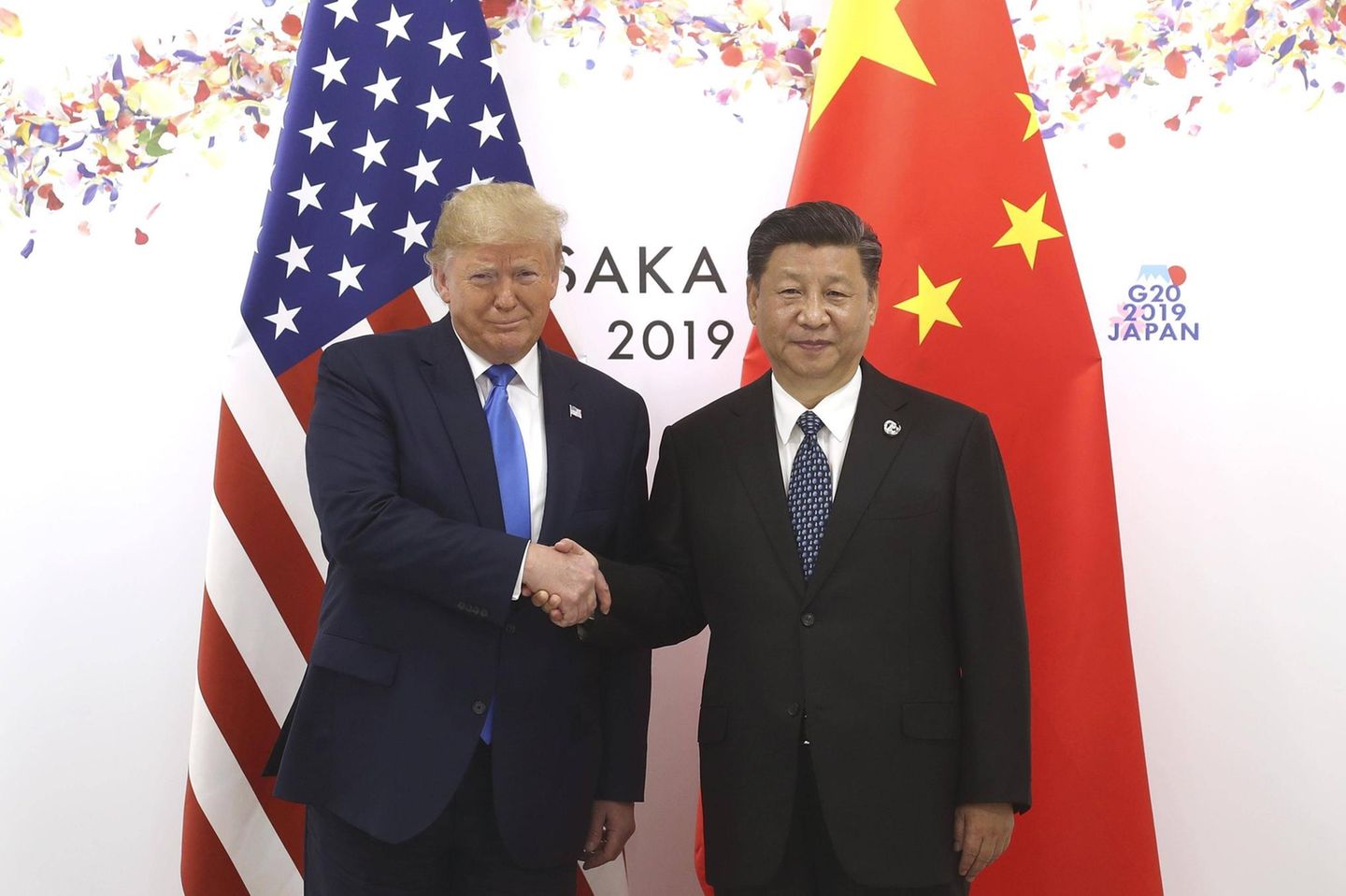 Donald Trump (l.) und der chinesische Staatschef Xi Jinping hatten bereits in Trumps erster Amtszeit ein schwieriges Verhältnis