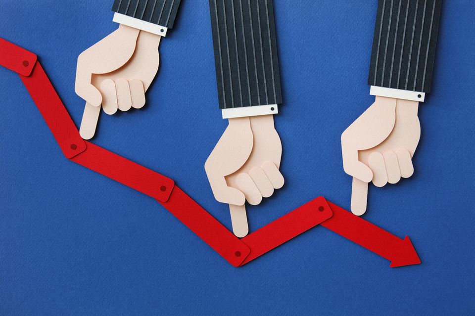 An den Börsen ging es nach dem Zinsentscheid der US-Notenbank Fed in dieser Woche mächtig nach unten