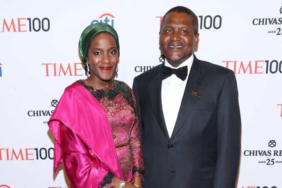 Aliko Dangote und Halima Dangote
