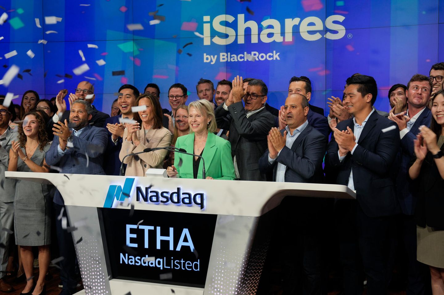 Blackrock-Feier an der Nasdaq-Börse