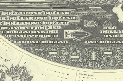 Der New Yorker Mark Wagner schafft Kunst, indem er Dollarnoten zerschneidet und neu zusammensetzt.