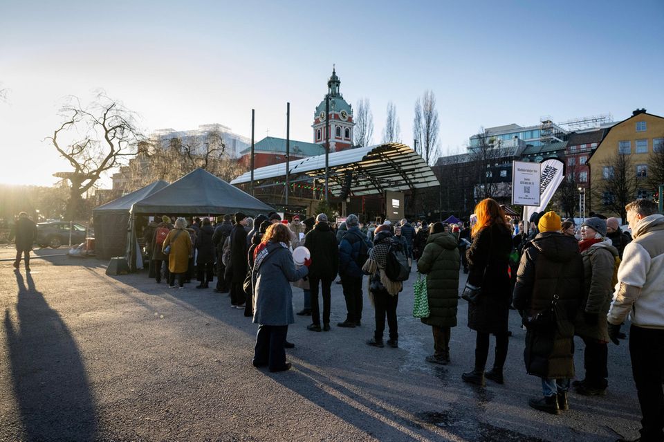 Weihnachtsessen in Stockholm