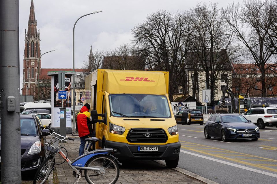DHL-Paketzustellung
