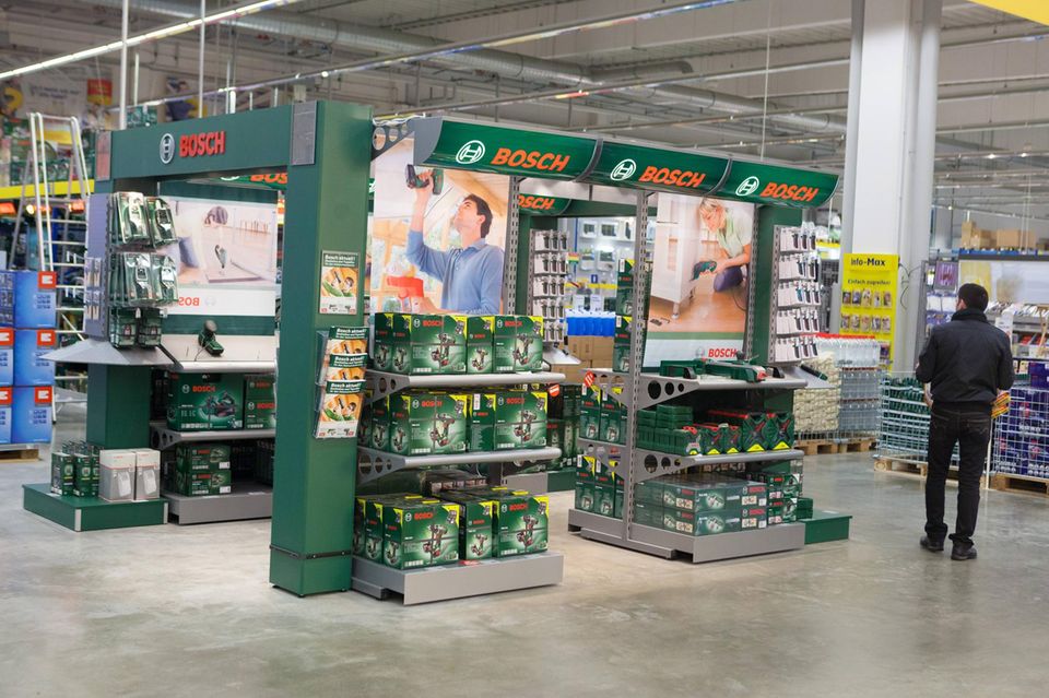 Bosch im Baumarkt
