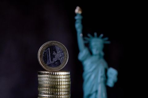 Die meisten europäischen Profiinvestoren investieren das verwaltete Vermögen derzeit überwiegend in den USA