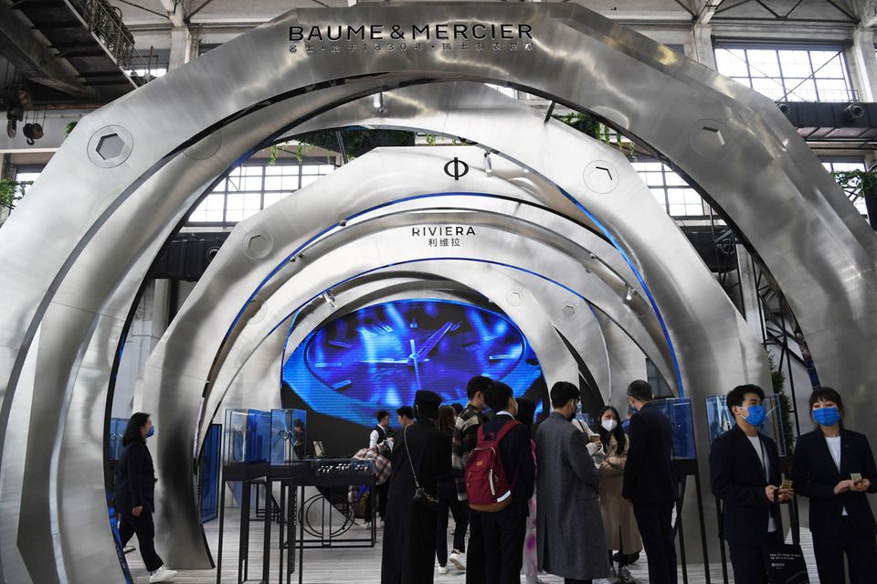 Uhrenmessestand von Baume & Mercier