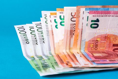 Verschiedene Euro-Geldscheine