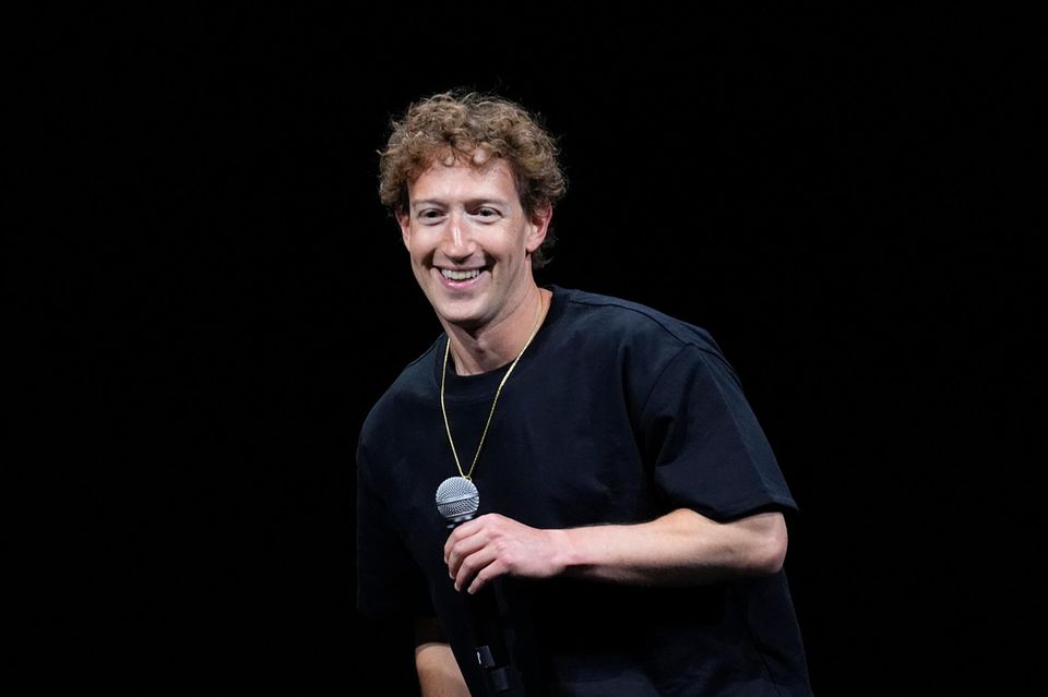Meta-Vorstandschef Mark Zuckerberg bei einer Konferenz im Juli 2024