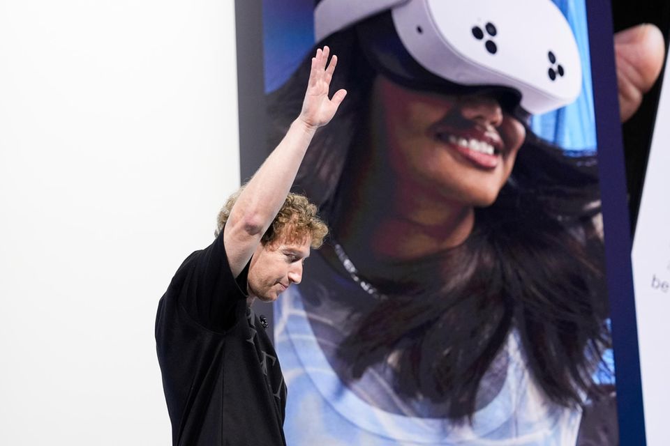 Facebook-Gründer Mark Zuckerberg auf der Meta-Konferenz 2024