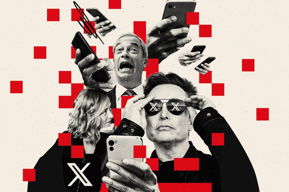 Den britischen Rechtspopulisten Nigel Farage unterstützt Elon Musk nach einer Meinungsverschiedenheit nicht mehr. Mit Italiens Regierungschefin Giorgia Meloni pflegt er ein enges Verhältnis