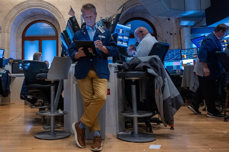 Aktienhändler an der New Yorker Börse