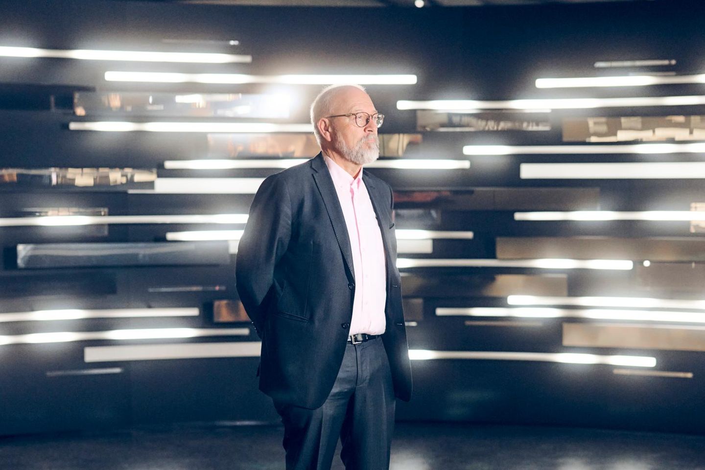 Herfried Münklers Szenarien für die nächsten Jahre sind komplex. Die Bilder entstanden im Berliner Futurium, wo Zukunft entworfen wird