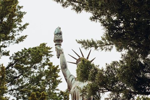 Amerika im Kleinen: eine Kopie der Freiheitsstatue in Colorado