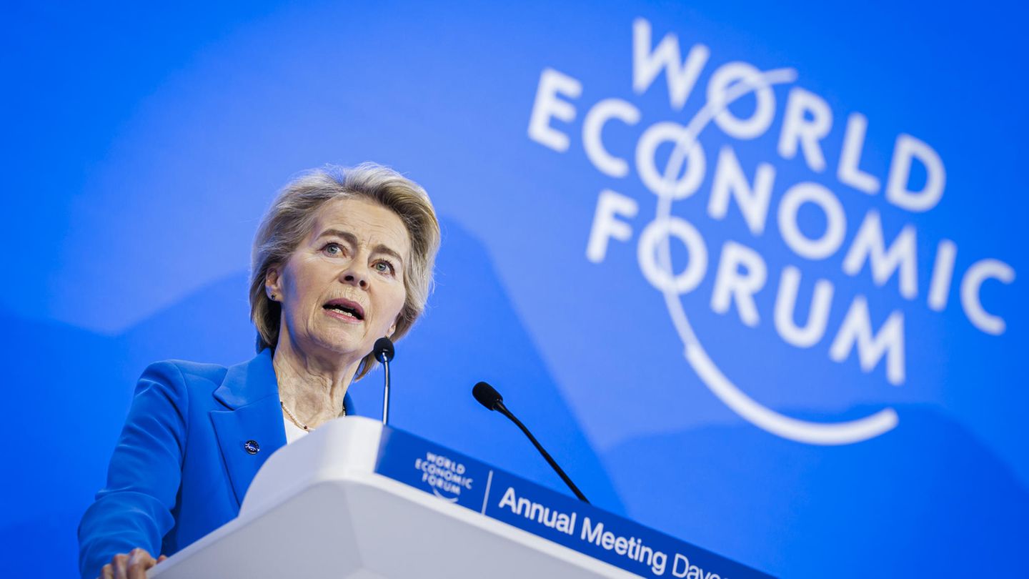 Weltwirtschaftsforum: Von der Leyen warnt Trump vor Handelskrieg