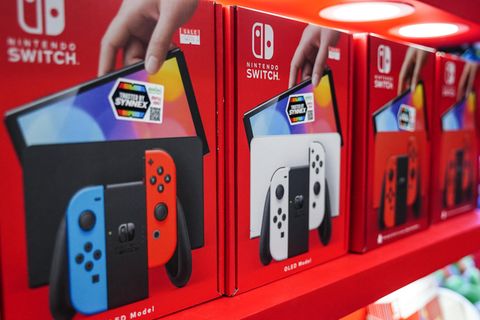 Nintendo Switch-Spiele werden auf der Thailand Game Show 2024 in Bangkok zum Verkauf angeboten