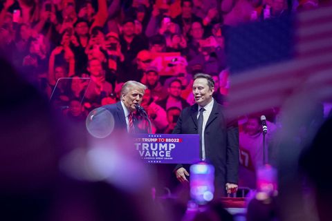 Donald Trump und Elon Musk bei einem gemeinsamen Auftritt