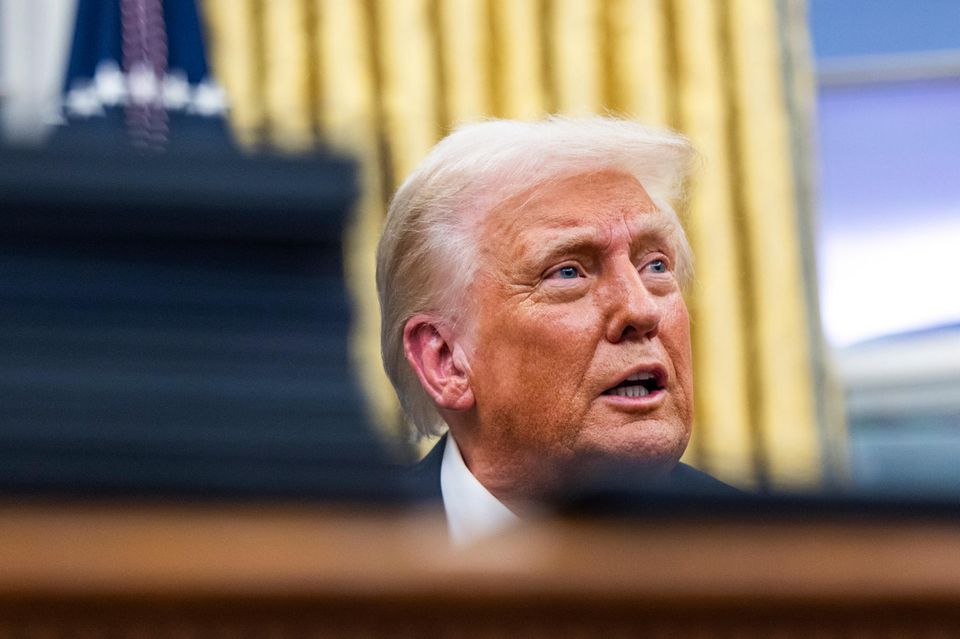 Donald Trump im Oval Office des Weißen Hauses
