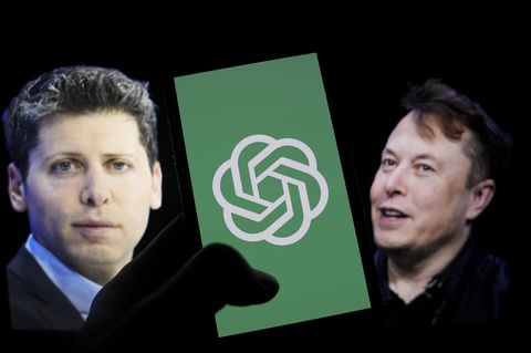 Ziemlich beste Feinde: Sam Altman (l.) und Elon Musk